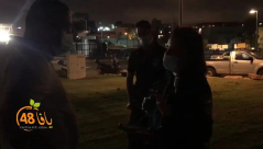 فيديو: الشرطة تبتّز الشبان المتواجدين بالقرب من مقبرة الاسعاف بيافا